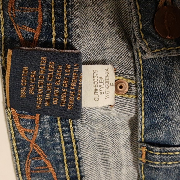 Genetic Denim Recessive Gene Skinny Slim Bootcut Jeans Size 32 - Picture 5 of 16